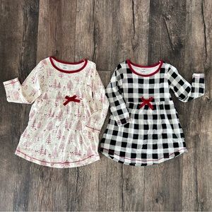 Holiday Dresses for toddler girl - Set of 2